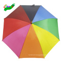 Stick ladies rainbow color wood umbrellas, 8colored the new taiwan rainbow umbrella hat